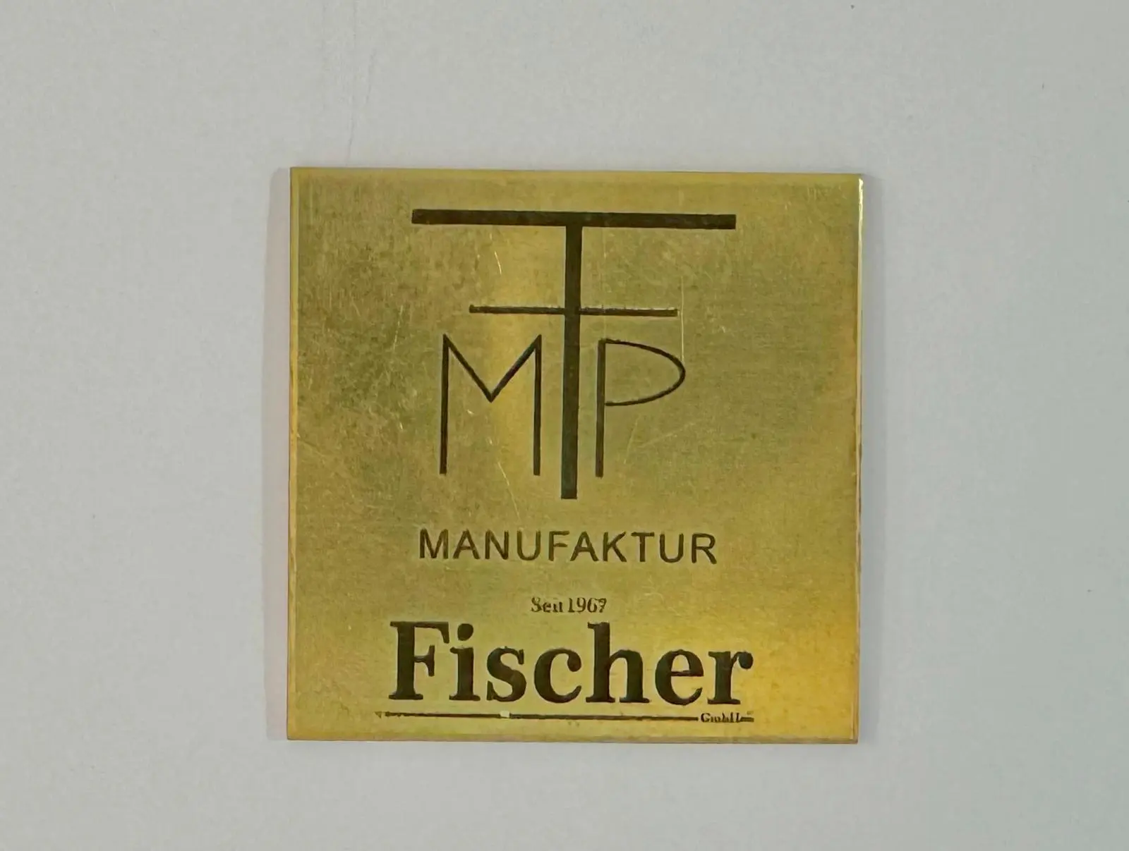 Messingschilder